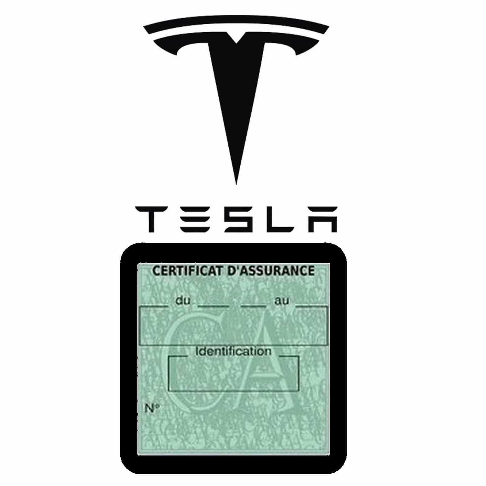 Porte Carte Grise Tesla
